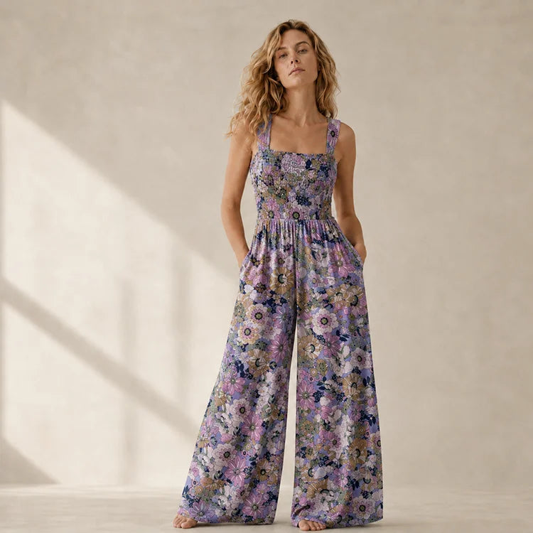 Effortless Floral Wide-Leg Jumpsuit