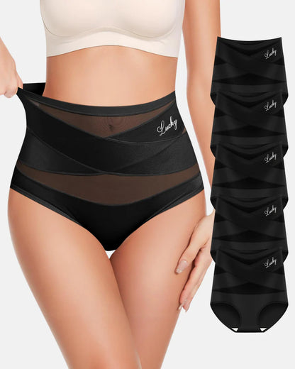 SculptFit™ Seamless Tummy Control Panties (5-Pack)