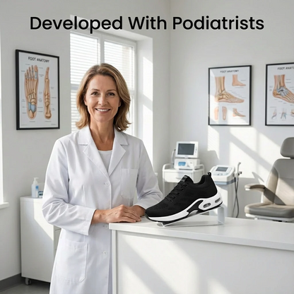 AuraHer™ Pro — 12-Hour Shift Shoes for All-Day Foot, Knee & Back Pain Relief