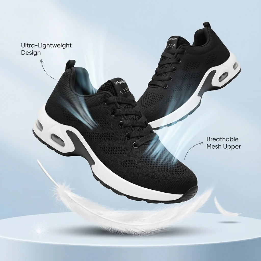 AuraHer™ Pro — 12-Hour Shift Shoes for All-Day Foot, Knee & Back Pain Relief