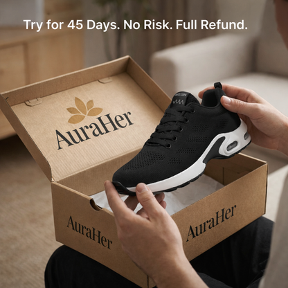 AuraHer™ Pro — 12-Hour Shift Shoes for All-Day Foot, Knee & Back Pain Relief