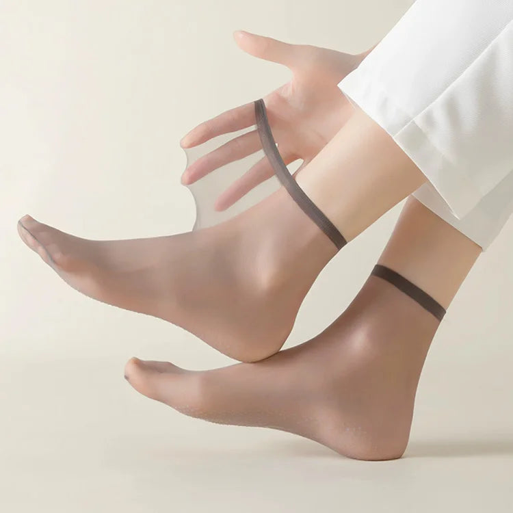 Elegant Invisible Sheer Socks for Flats & Heels