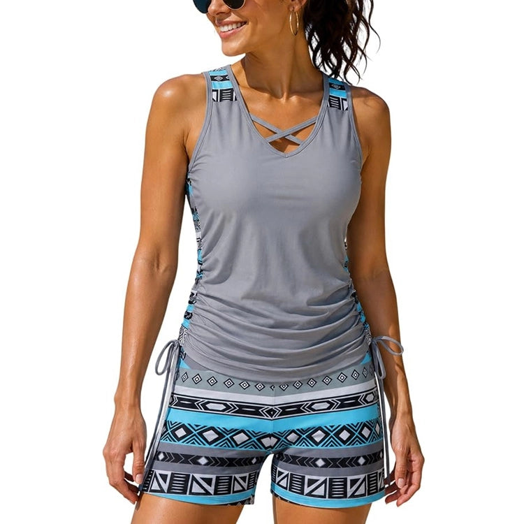 Women’s Tummy Control Tankini Swimsuit Set