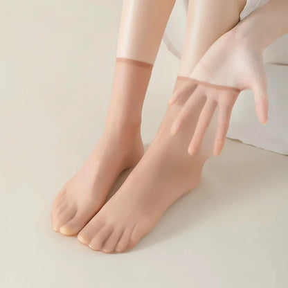 Elegant Invisible Sheer Socks for Flats & Heels