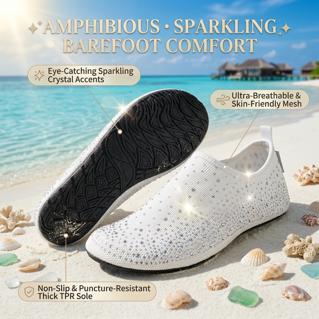 🎁 LAST DAY: 50% OFF 🔥 Barefoot Comfort Slip-On Shoes — Beach • Swim • Yoga • Everyday