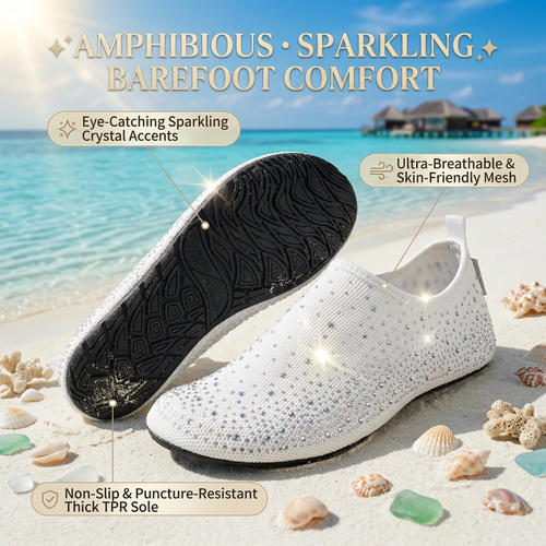 🎁 LAST DAY: 50% OFF 🔥 Barefoot Comfort Slip-On Shoes — Beach • Swim • Yoga • Everyday