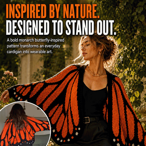Butterfly Wing Knit Cardigan