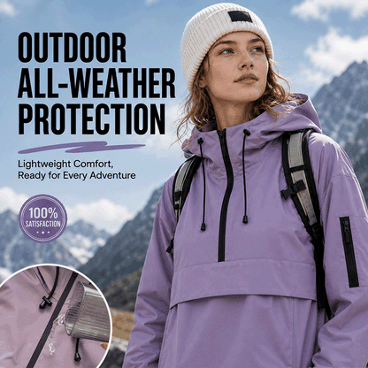 Women's All-Weather Waterproof Hooded Jacket