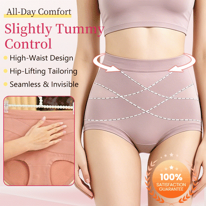 High-Waisted Seamless Tummy Control Shapewear Panties