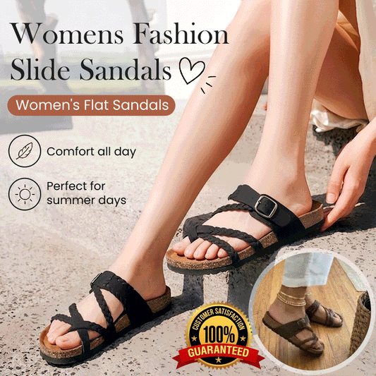 Braided Comfort Cork Sandals