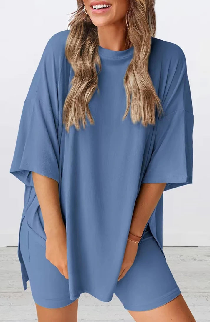 Oversized 2-Piece Lounge Set — Soft & Relaxed Fit
