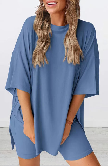 Oversized 2-Piece Lounge Set — Soft & Relaxed Fit