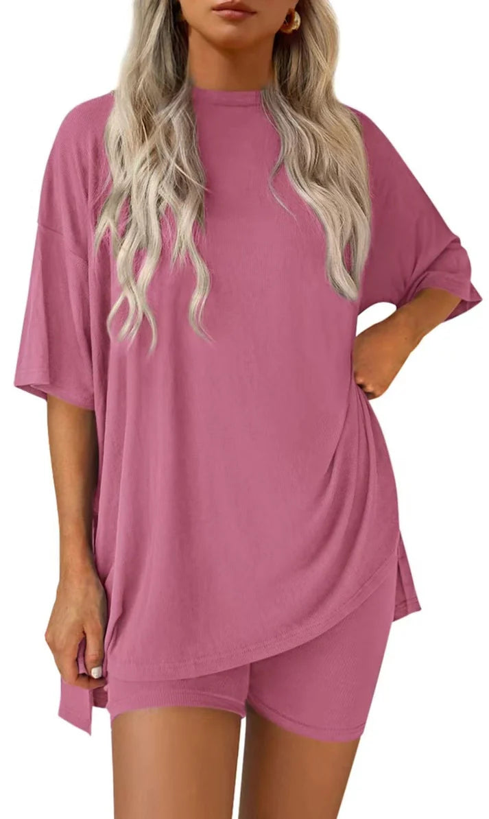 Oversized 2-Piece Lounge Set — Soft & Relaxed Fit