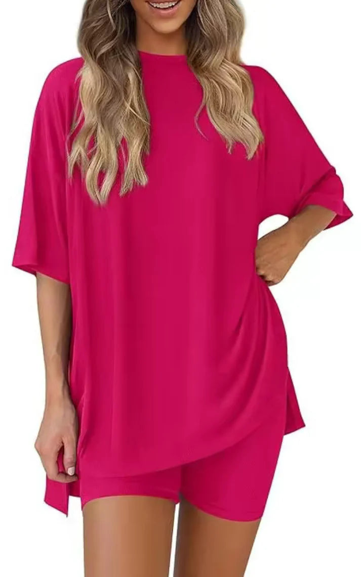 Oversized 2-Piece Lounge Set — Soft & Relaxed Fit