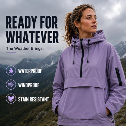 Women's All-Weather Waterproof Hooded Jacket