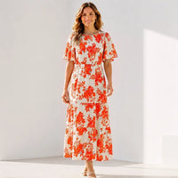 Orange Floral
