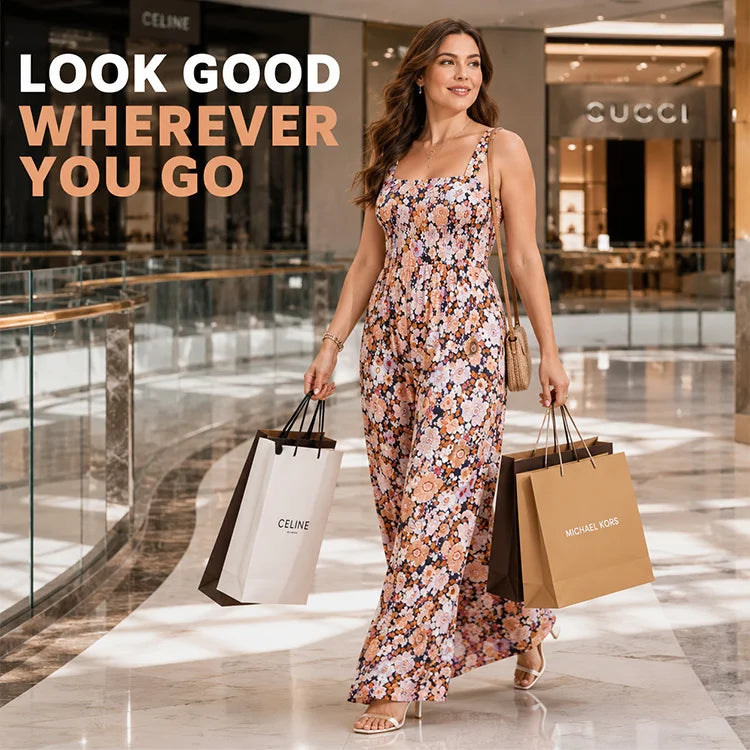 Effortless Floral Wide-Leg Jumpsuit