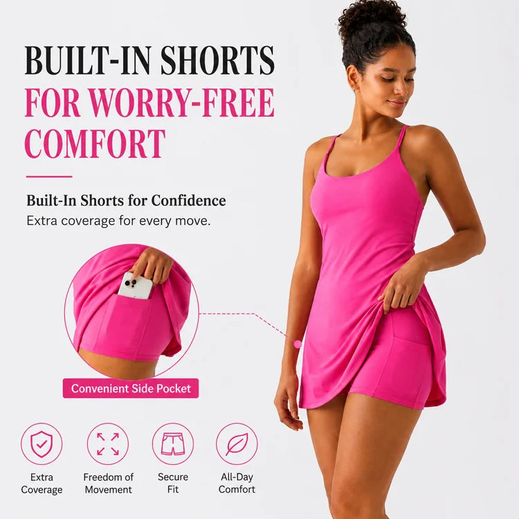 Tummy Control Active Dress