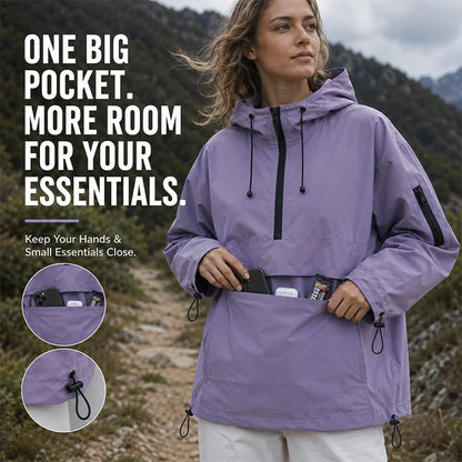 Women's All-Weather Waterproof Hooded Jacket