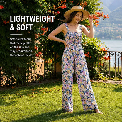 Effortless Floral Wide-Leg Jumpsuit