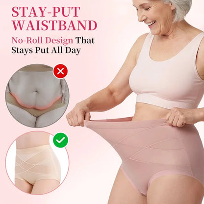 High-Waisted Seamless Tummy Control Shapewear Panties