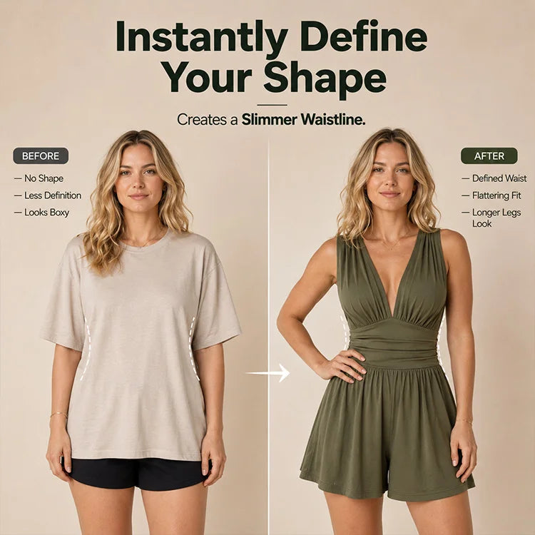 Sleeveless Flattering Romper Dress