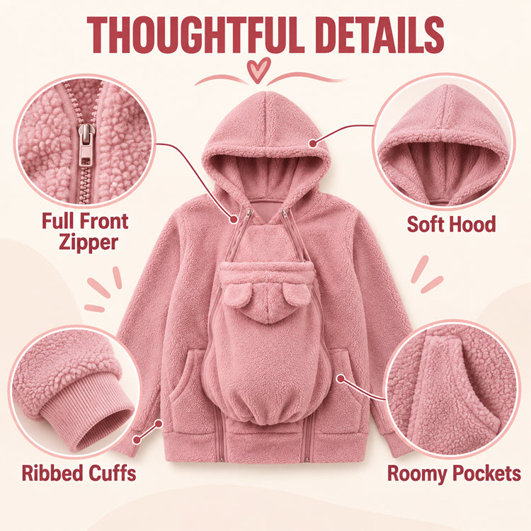 Cozy Fleece Babywearing Hoodie