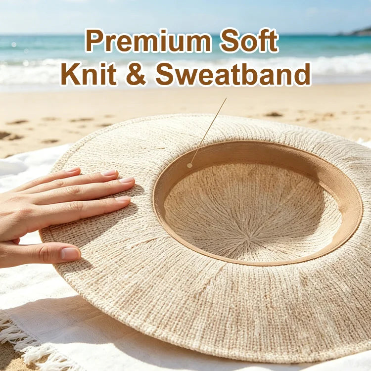 Packable Knit Fedora Hat