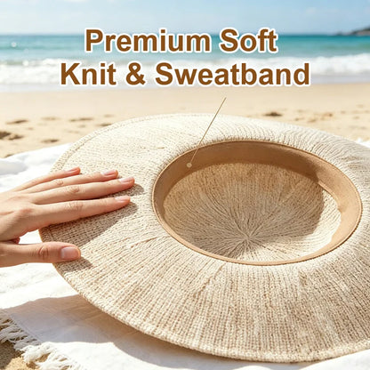 Packable Knit Fedora Hat