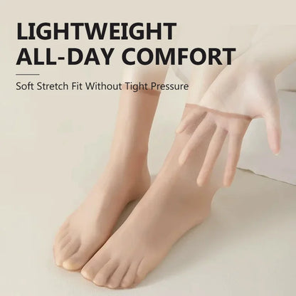 Elegant Invisible Sheer Socks for Flats & Heels