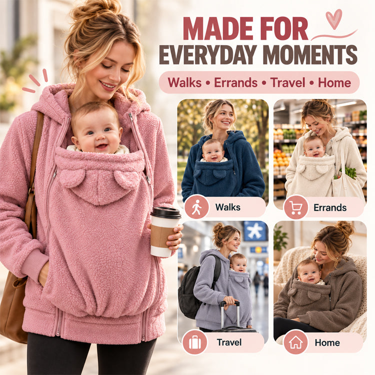 Cozy Fleece Babywearing Hoodie