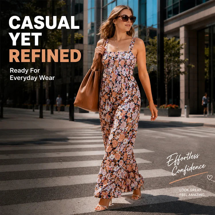 Effortless Floral Wide-Leg Jumpsuit
