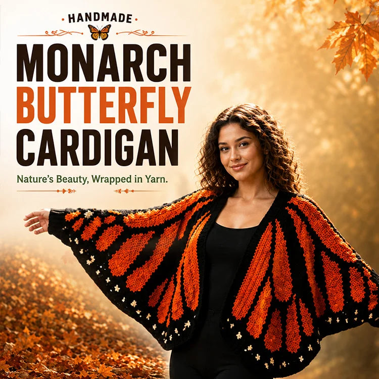 Butterfly Wing Knit Cardigan