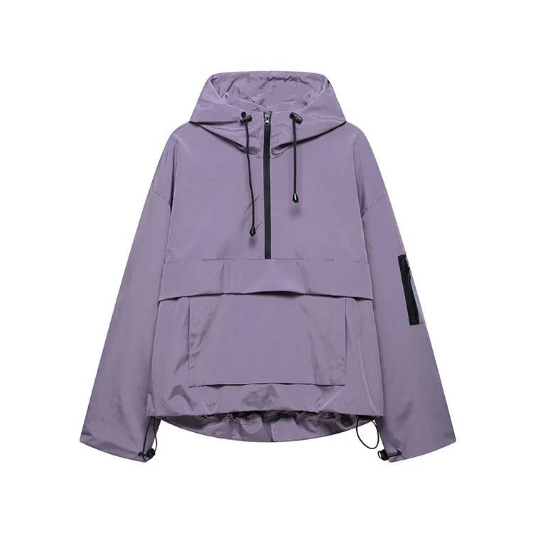 Women's All-Weather Waterproof Hooded Jacket