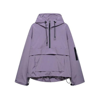 Women's All-Weather Waterproof Hooded Jacket
