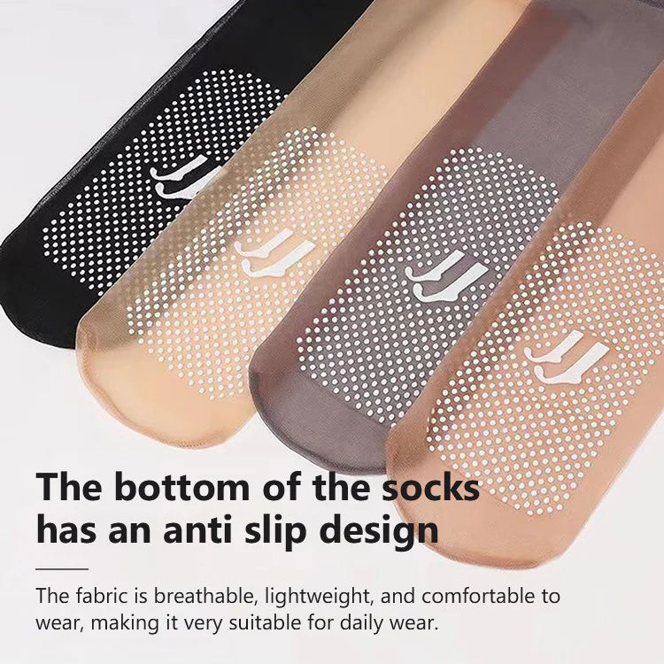 Elegant Invisible Sheer Socks for Flats & Heels