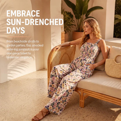 Effortless Floral Wide-Leg Jumpsuit
