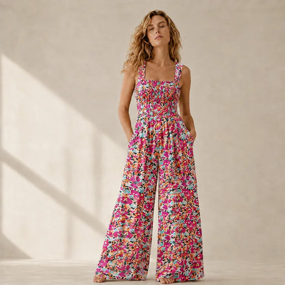 Effortless Floral Wide-Leg Jumpsuit