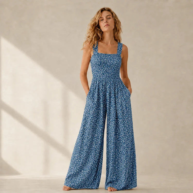 Effortless Floral Wide-Leg Jumpsuit