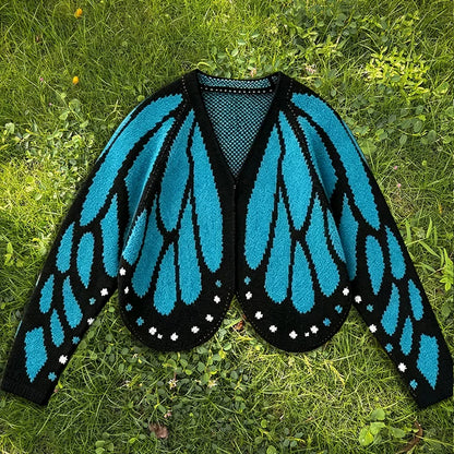 Butterfly Wing Knit Cardigan
