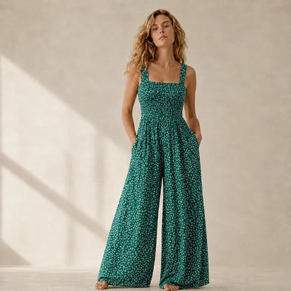 Effortless Floral Wide-Leg Jumpsuit