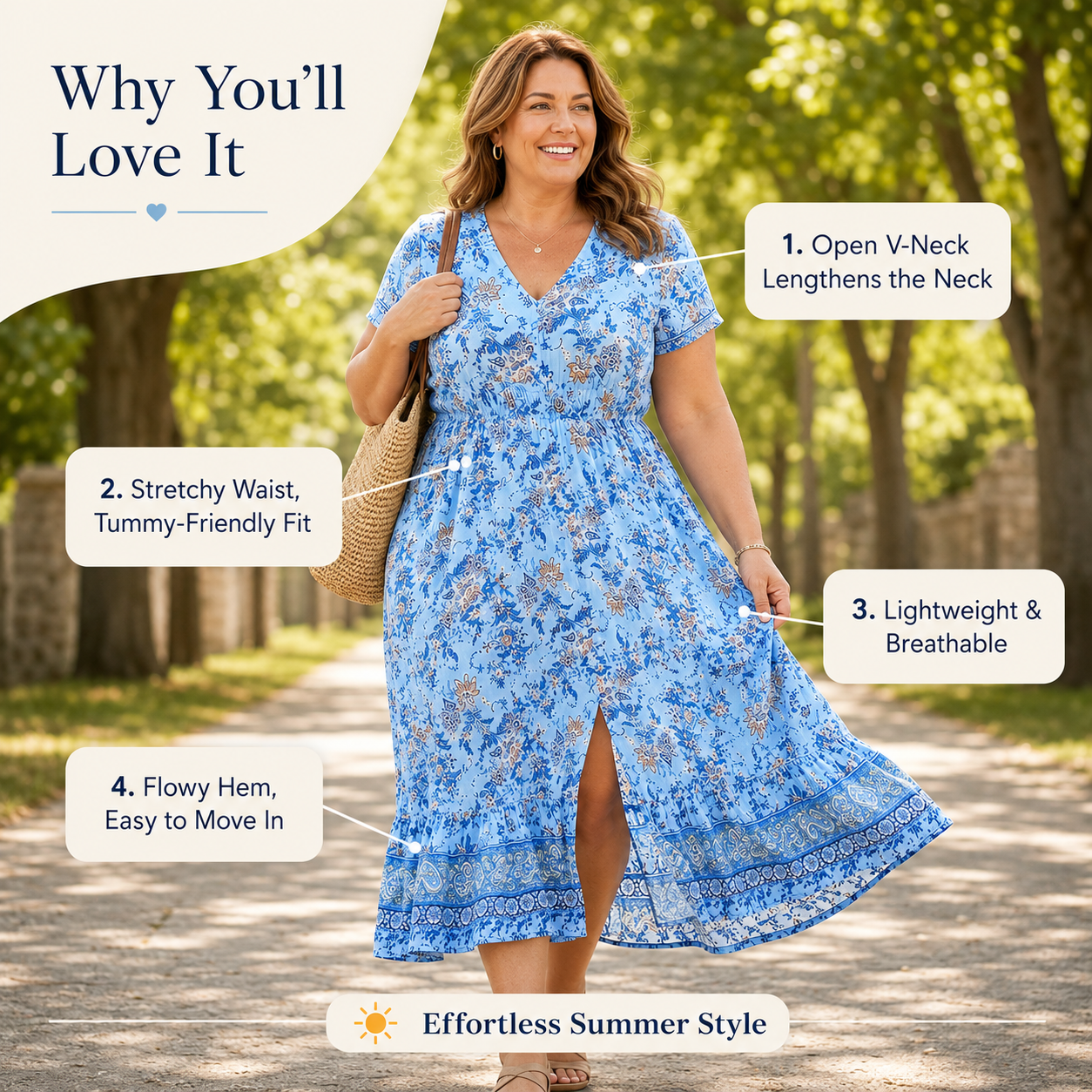 Lightweight Floral Maxi Dress for Every Occasion