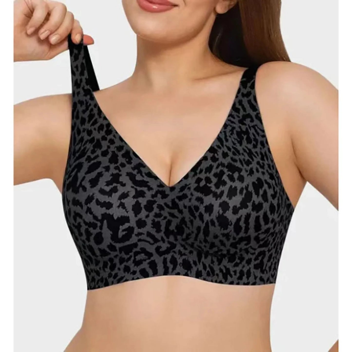 Seamless Jelly Bra - Leopard Edition
