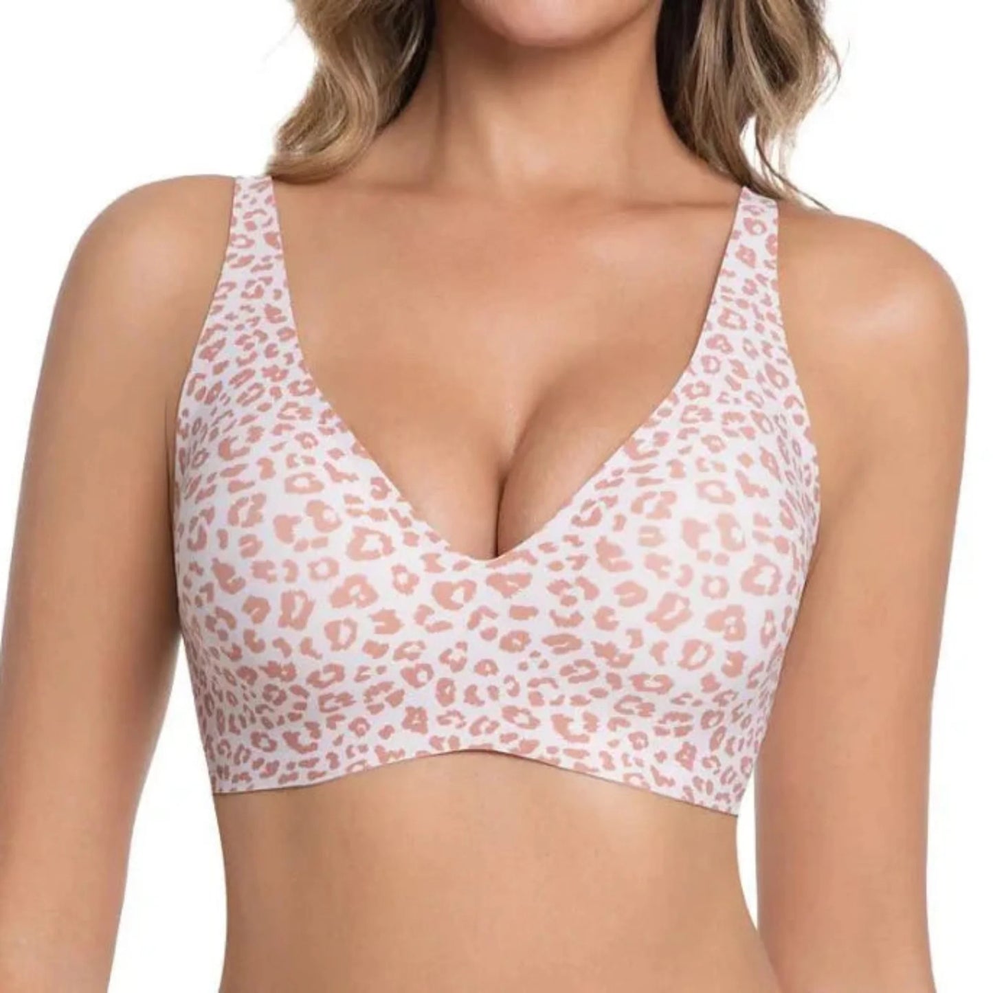 Seamless Jelly Bra - Leopard Edition