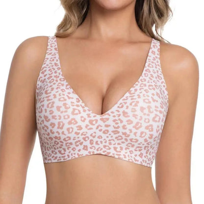 Seamless Jelly Bra - Leopard Edition