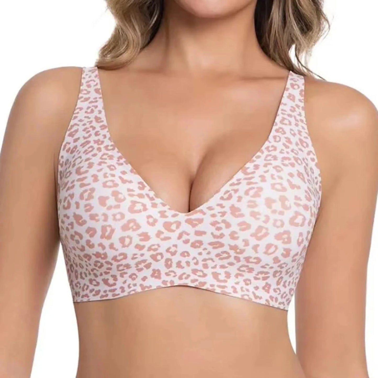 Seamless Jelly Bra - Leopard Edition