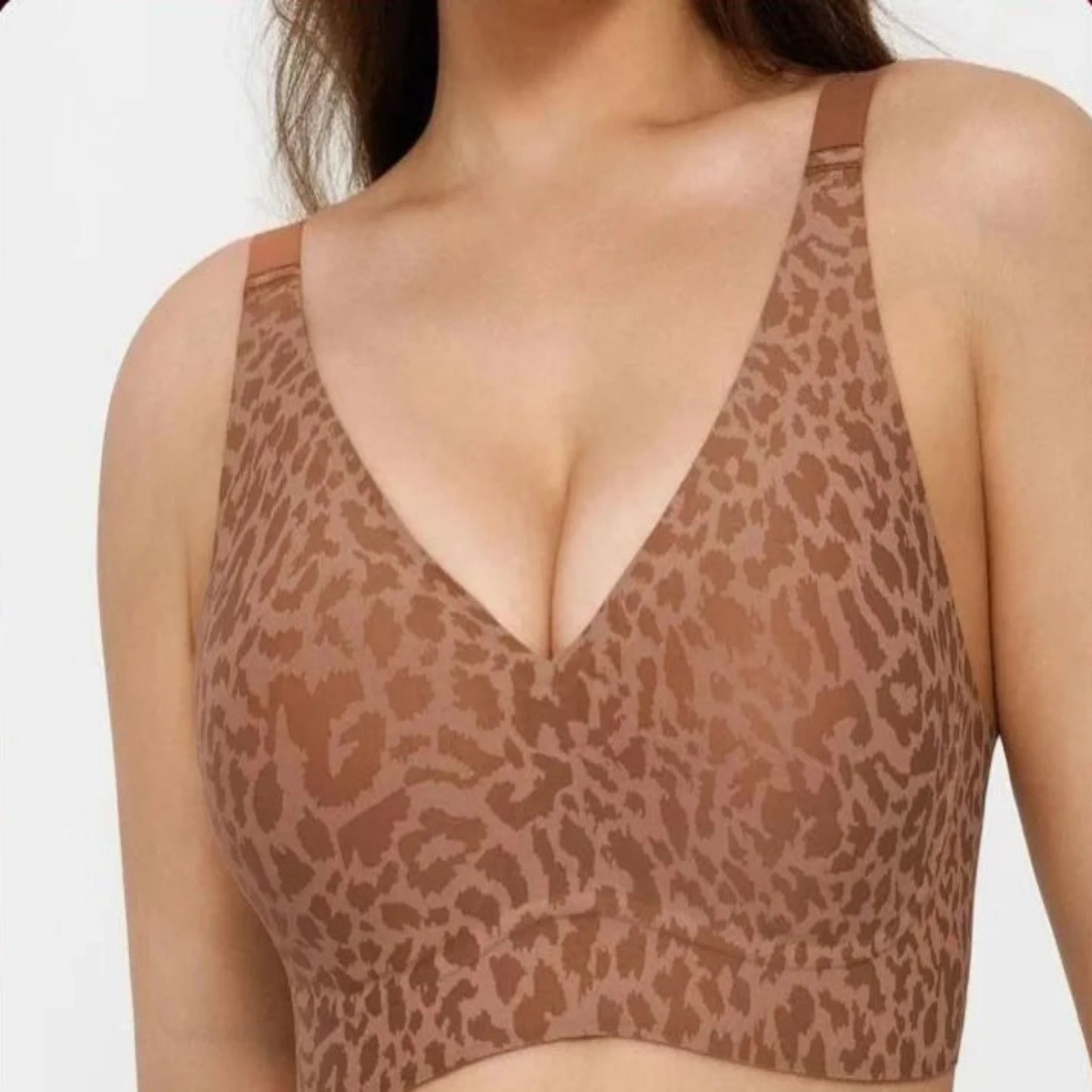 Seamless Jelly Bra - Leopard Edition