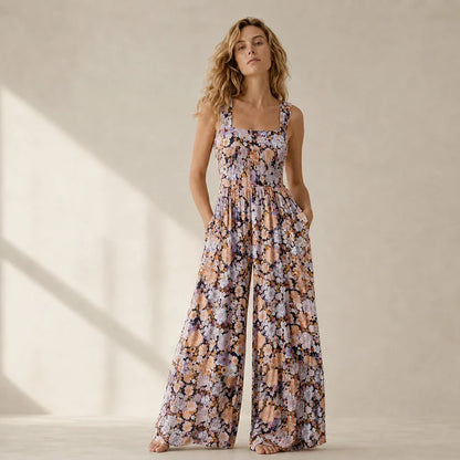 Effortless Floral Wide-Leg Jumpsuit