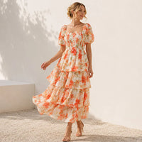 Orange Floral