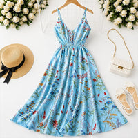 Sky Blue Floral